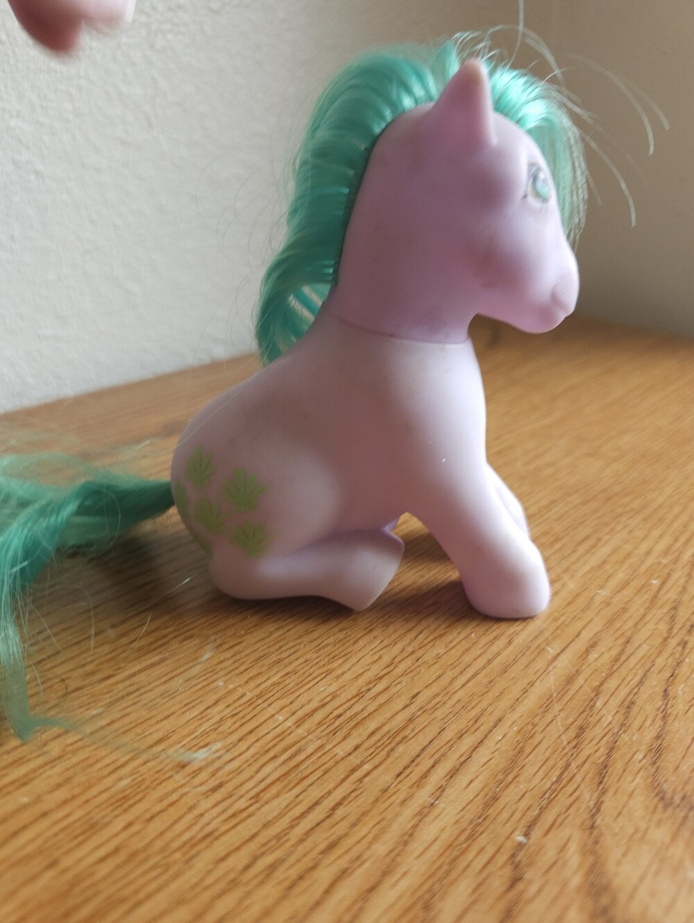 Vintage My Little Pony G1 Seashell Sitting 1983 Purple Green Faded Hair - Picture 6 of 14